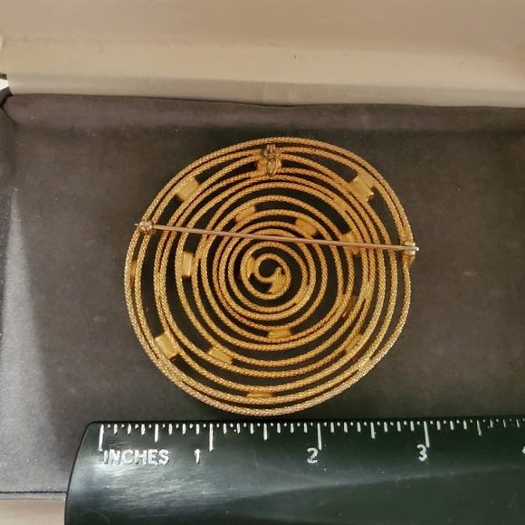 Stunning Big Vintage Brooch ~ Unique Brooch Rhinestones - Picture 4 of 6